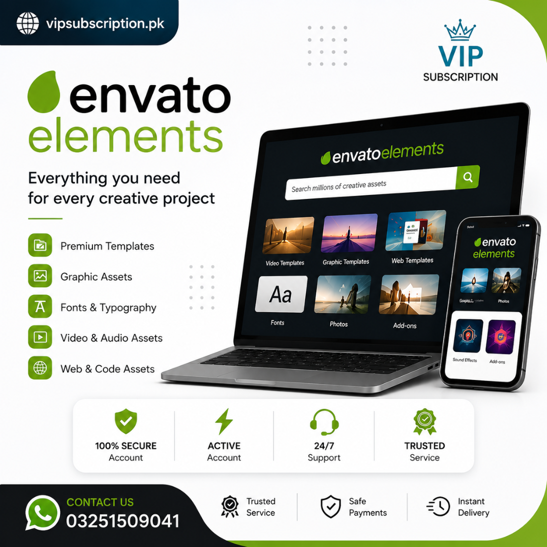 Envato Elements 1 Month Single Device