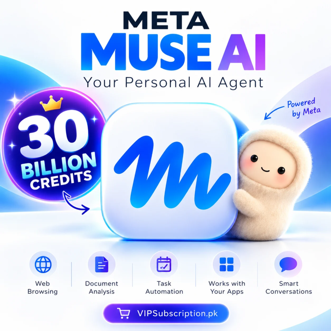 Meta Muse AI Subscription With 30 Billion Credits